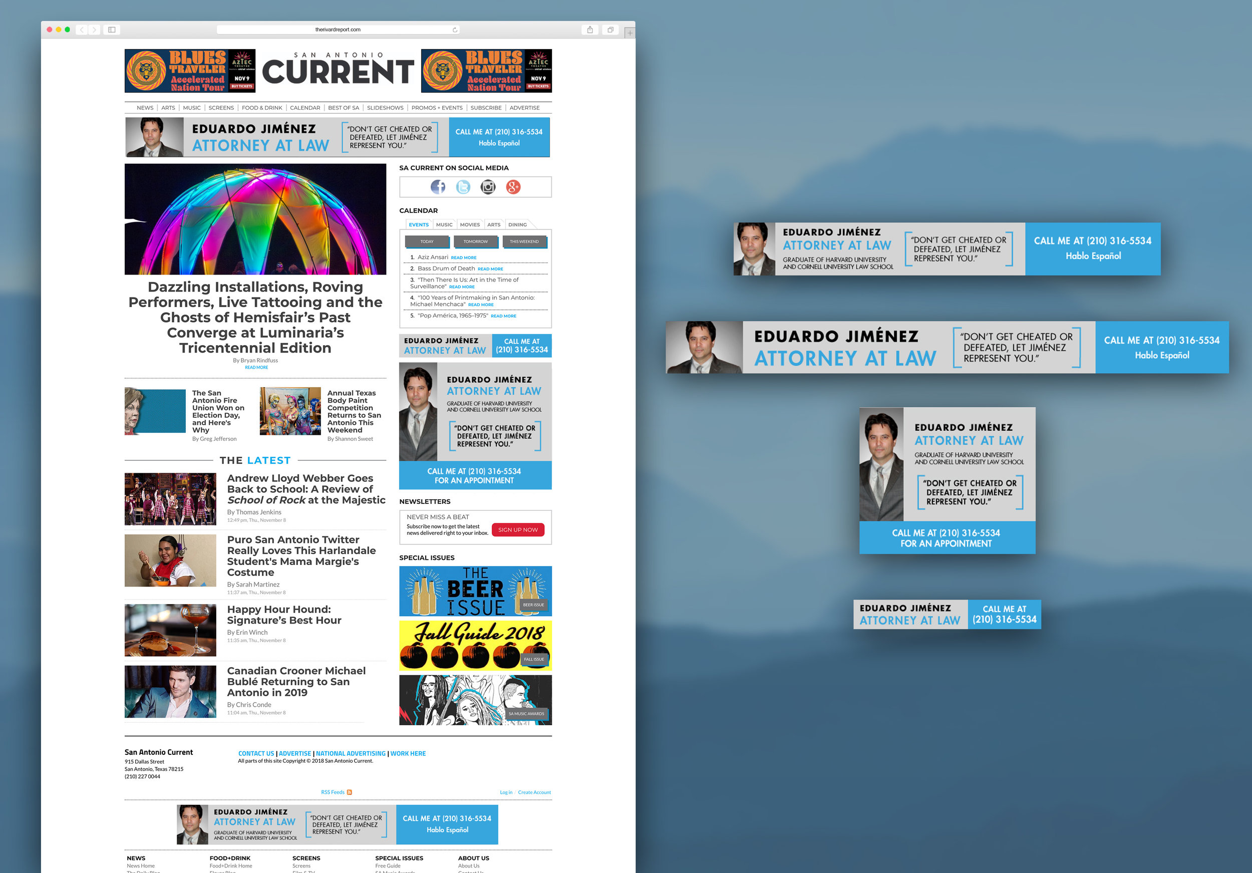 Our banner mockups are super easy to use as you don't need photoshop to add . Angelo Acebo Freelance Graphic Designer San Antonio Tx Eduardo Jimenez