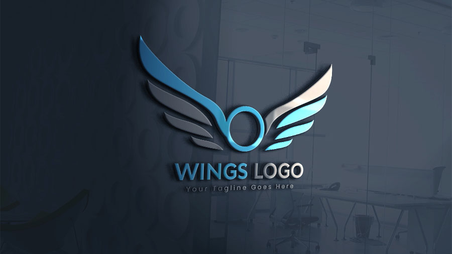 Use the 3d logo maker to create your own designs online. Wings Logo Design 3d Mockup Photoshop Tutorial