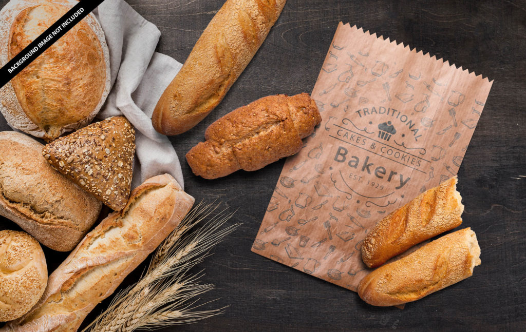 40+ Download Bakery Logo Mockup PSD