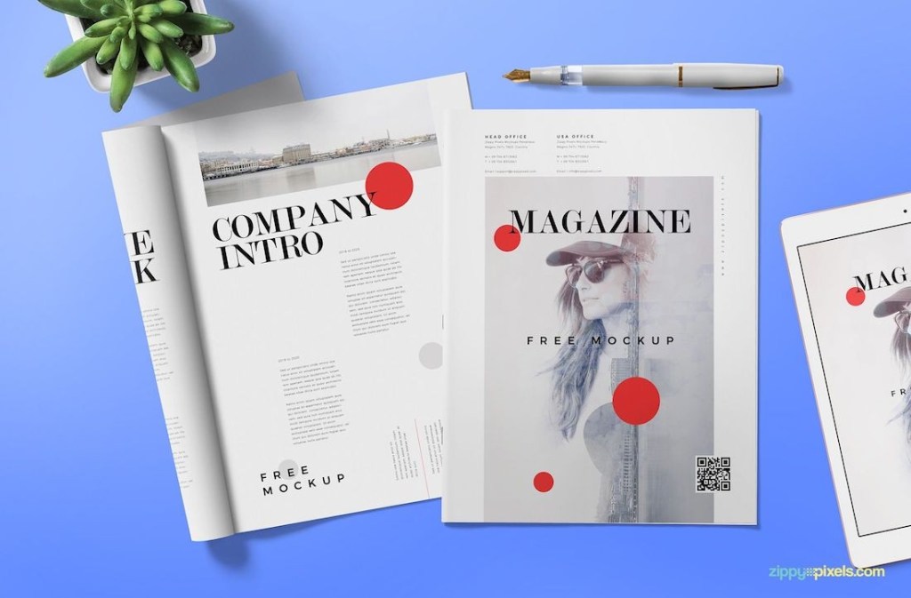 16+ Download Multiple Magazine Cover Mockup PSD