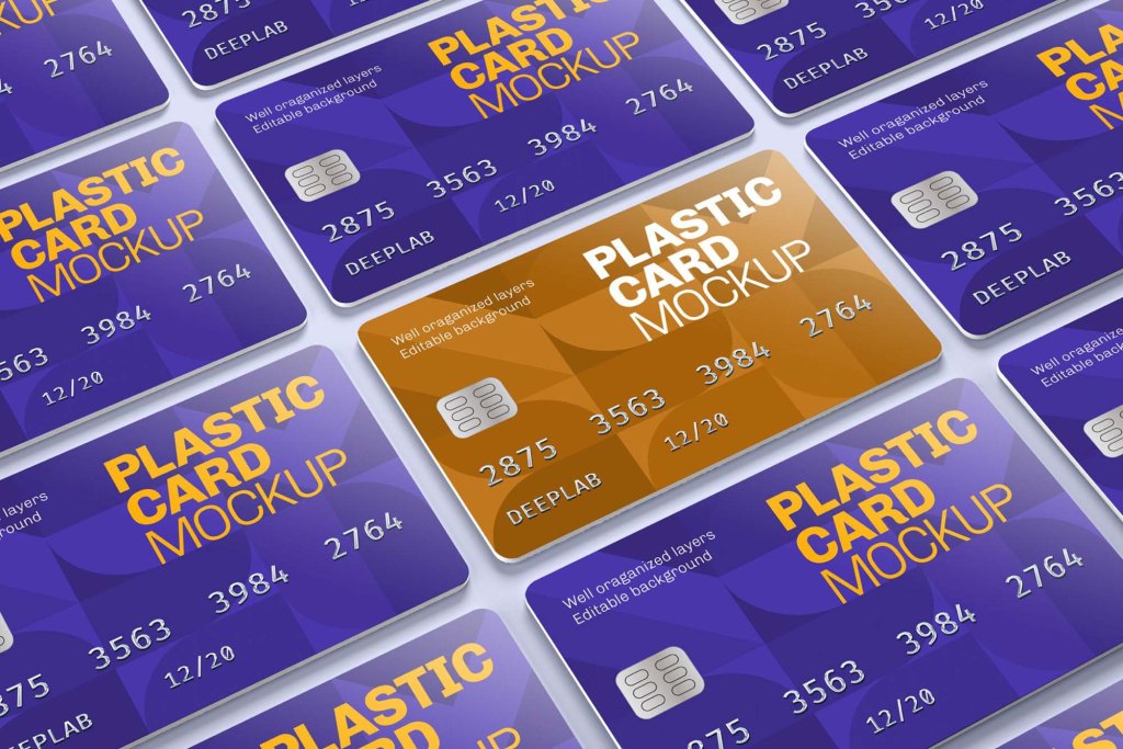 13+ Download Plastic Card Free Mockup PSD