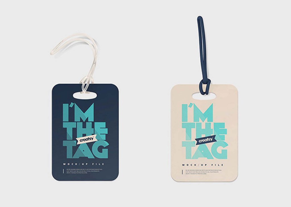 47+ Download Luggage Tag Mockup Free PSD