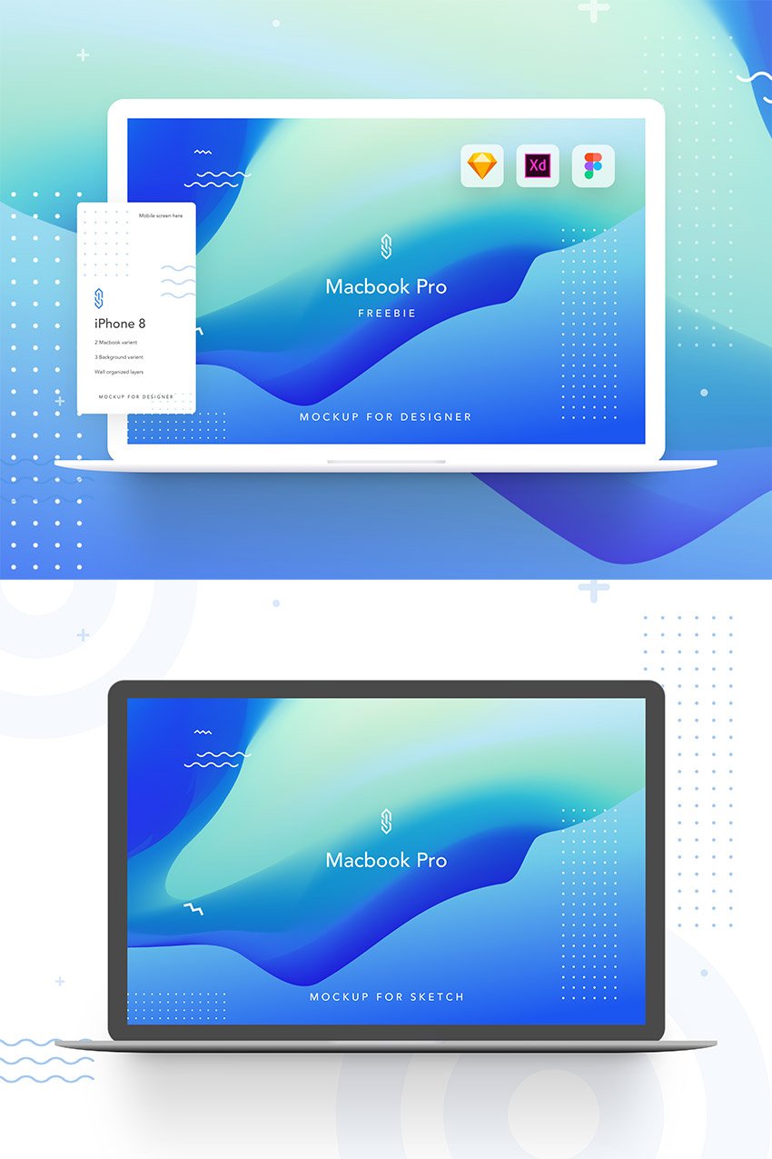 34+ Download Macbook Wireframe Mockup&nbsp;PSD