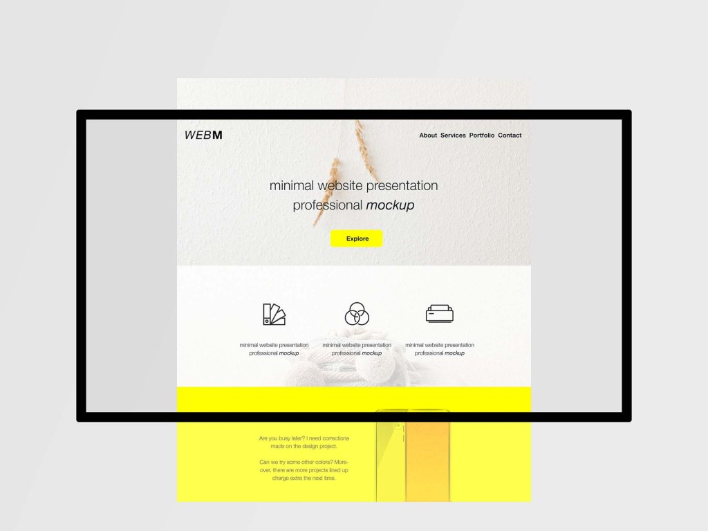 21+ Download Website Presentation Mockup Video&nbsp;Psd