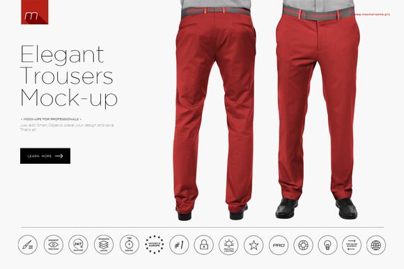 31+ Download Pants Free Mockup PSD