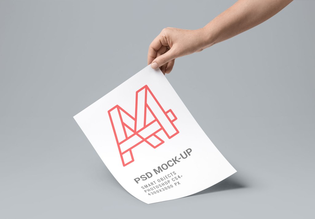 23+ Download Paper Mockup Free PSD