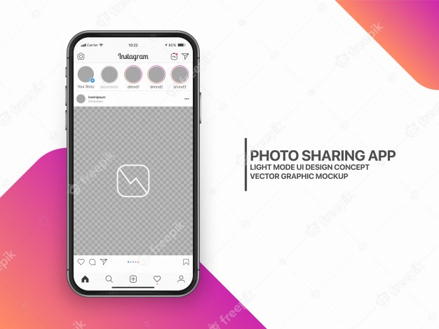 26+ Download Instagram On Phone Mockup&nbsp;PSD