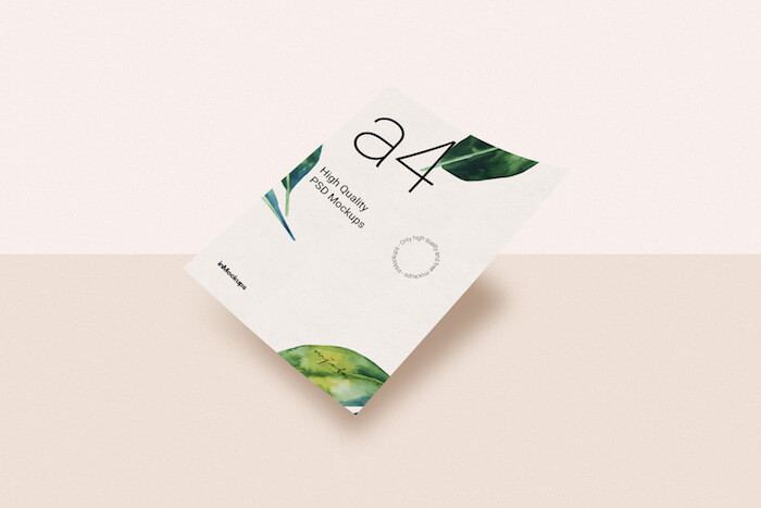 36+ Download A4 Paper Mockup Free Psd PSD