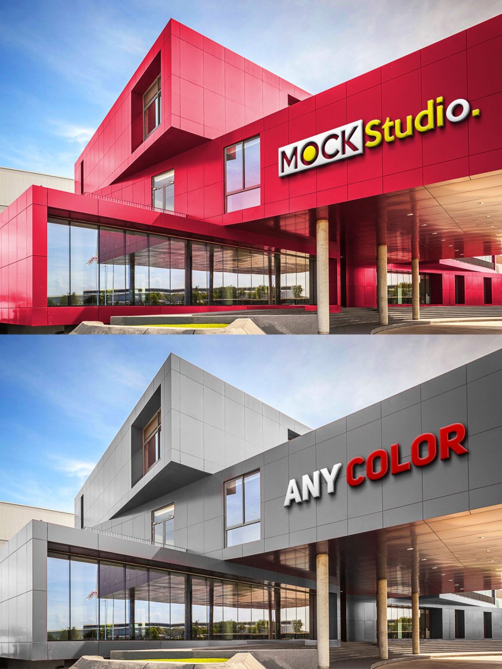 45+ Download Logo Mockup Building&nbsp;PSD