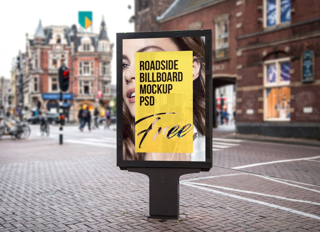44+ Download Free Poster Mockup Street&nbsp;Psd