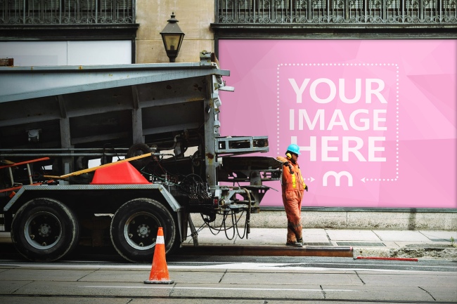 10+ Download Street Ad Mockup Psd