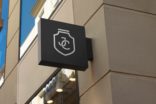 13+ Download Shop Logo Mockup Free PSD