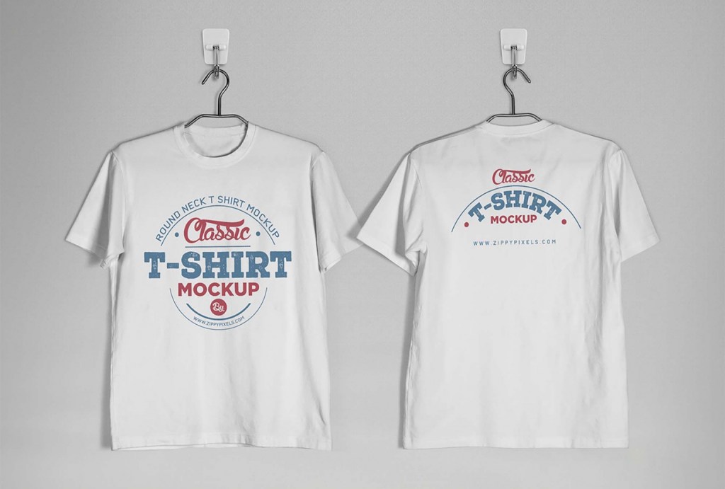 15+ Download Front And Back Tshirt Mockup&nbsp;PSD