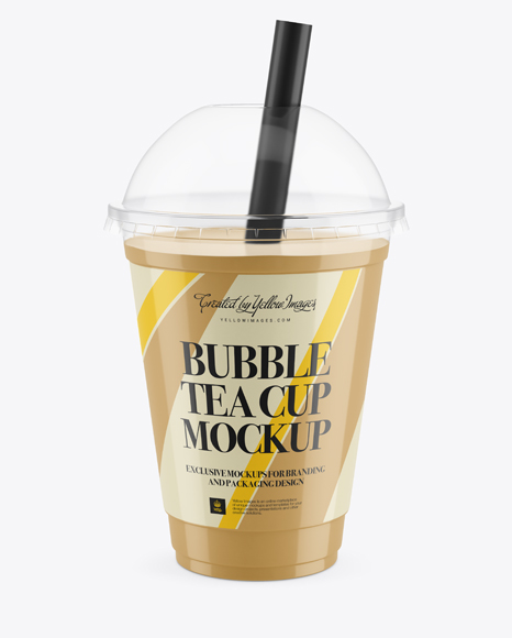 10+ Download Bubble Tea Mockup Free Psd