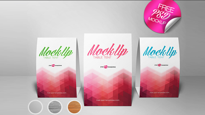 13+ Download Tent Card Mockup Psd Free