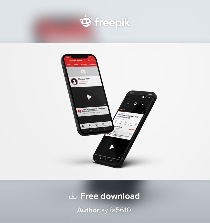 36+ Download Youtube Mockup Mobile&nbsp;PSD