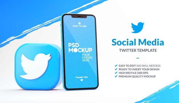 35+ Download Mockup Twitter Mobile&nbsp;PSD