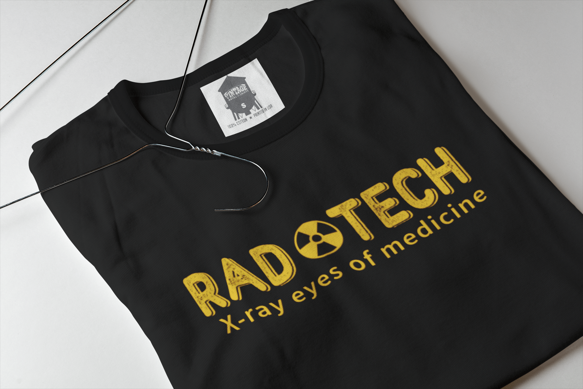 Best free label tag mockup files available for clothing and apparels. X Ray Eyes Vintage Novel T Shirts