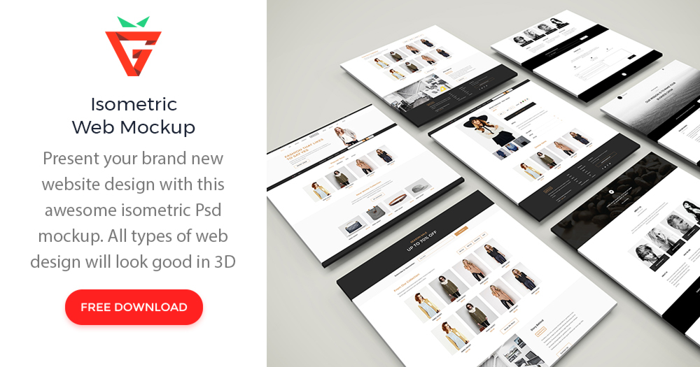 14+ Download Website Mockup Photoshop Template&nbsp;PSD