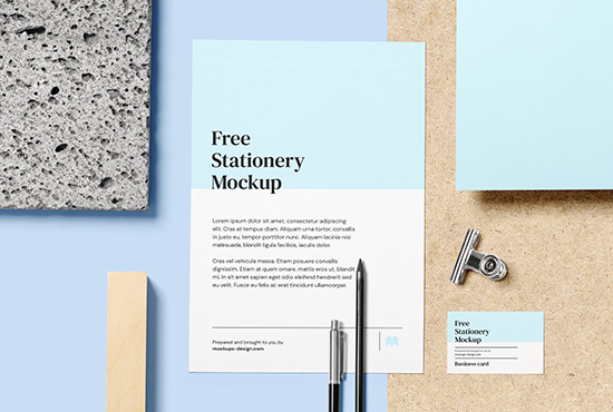 21+ Download Stationery Letterhead Mockup Psd